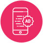 Mobile Advertising Icon